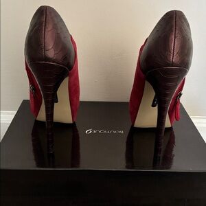 Boutique 9 Burgundy and Red Heels